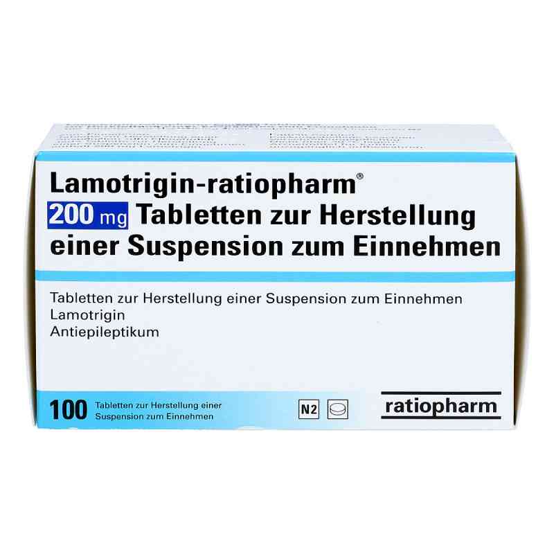 Lamotrigin-ratiopharm 200mg suspendierbare Tabletten 100 stk von ratiopharm GmbH PZN 04624128