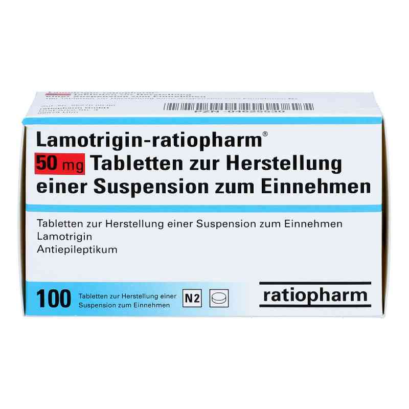 Lamotrigin-ratiopharm 50 mg Tbl.z.h.e.sus.z.einn. 100 stk von ratiopharm GmbH PZN 04625530
