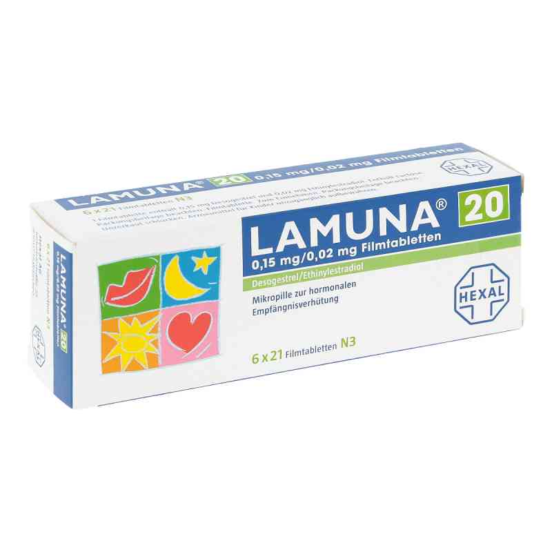 Lamuna 20 Filmtabletten 6X21 stk von Hexal AG PZN 03649273