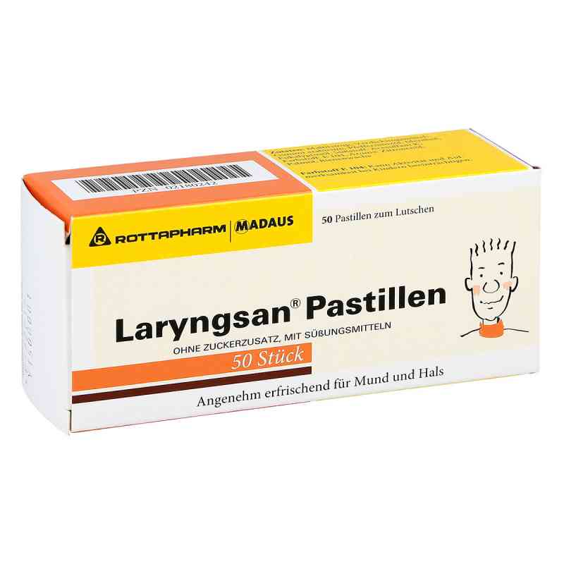 Laryngsan Pastillen 50 stk von MEDA Pharma GmbH & Co.KG PZN 02180242