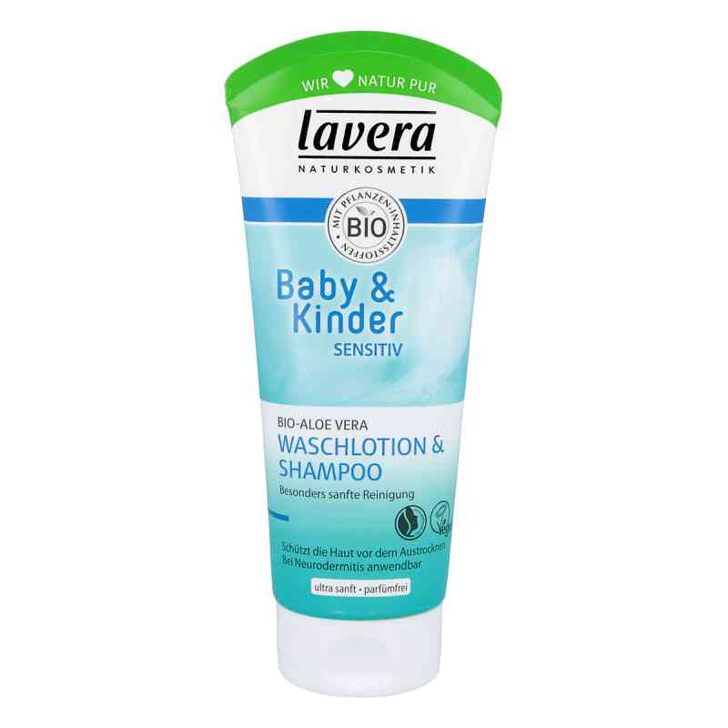 Lavera Baby & Kinder sensitiv Waschlotion&shampoo 200 ml von LAVERANA GMBH & Co. KG PZN 10553088