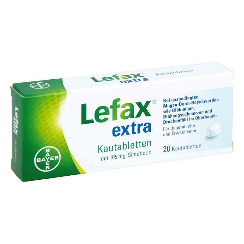 Lefax extra Kautabletten 20 stk von Bayer Vital GmbH PZN 02563813