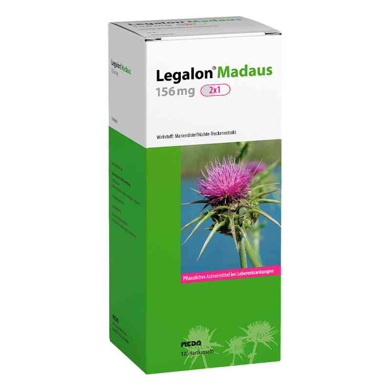 Legalon 156 mg Madaus Hartkapseln 120 stk von MEDA Pharma GmbH & Co.KG PZN 11548184