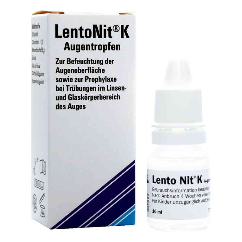 Lento Nit K Augentropfen 10 ml von OPTIMA Pharmazeutische GmbH PZN 04407187