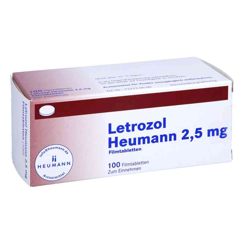 Letrozol Heumann 2,5 mg Filmtabletten 100 stk von HEUMANN PHARMA GmbH & Co. Generi PZN 07108456