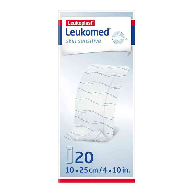 Leukomed Skin Sensitive Steril 10x25 Cm 20 stk von BSN medical GmbH PZN 17410972