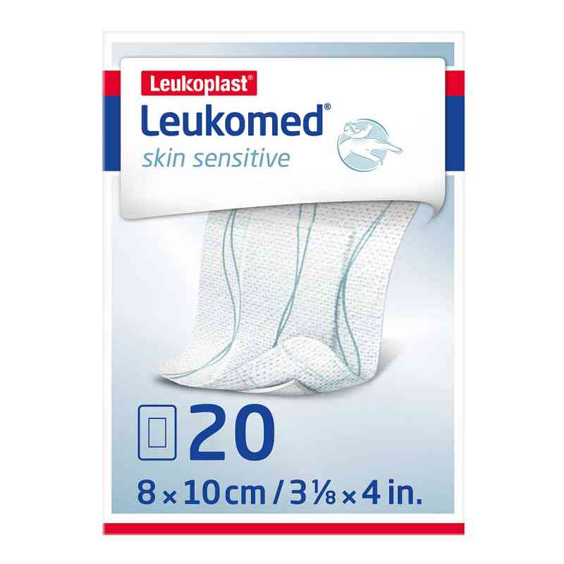 Leukomed Skin Sensitive Steril 8x10 cm Vliesverband 20 stk von BSN medical GmbH PZN 17410920
