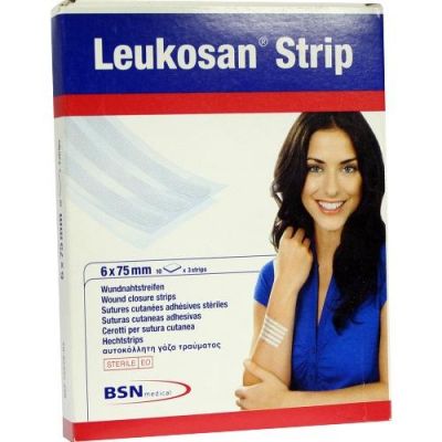 Leukosan Strip 6x75 mm 10X3 stk von BSN medical GmbH PZN 06698332
