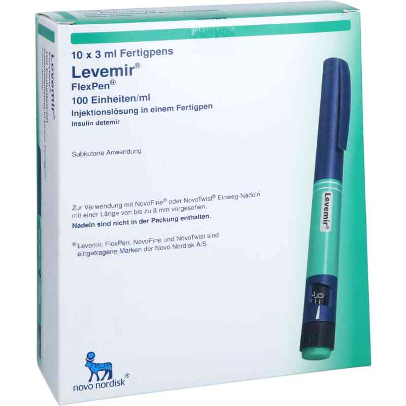 Levemir Flexpen 100 Einheiten/ml iniecto -l.fertigpen 10X3 ml