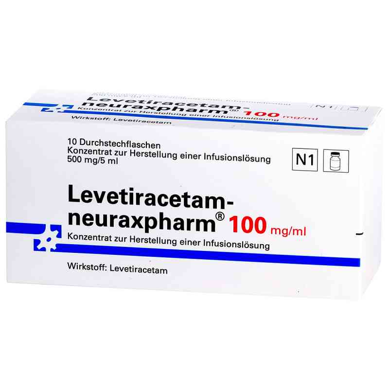 Levetiracetam-neuraxpharm 100 mg/ml Konz.h.inf.l. 10 stk von neuraxpharm Arzneimittel GmbH PZN 14349002