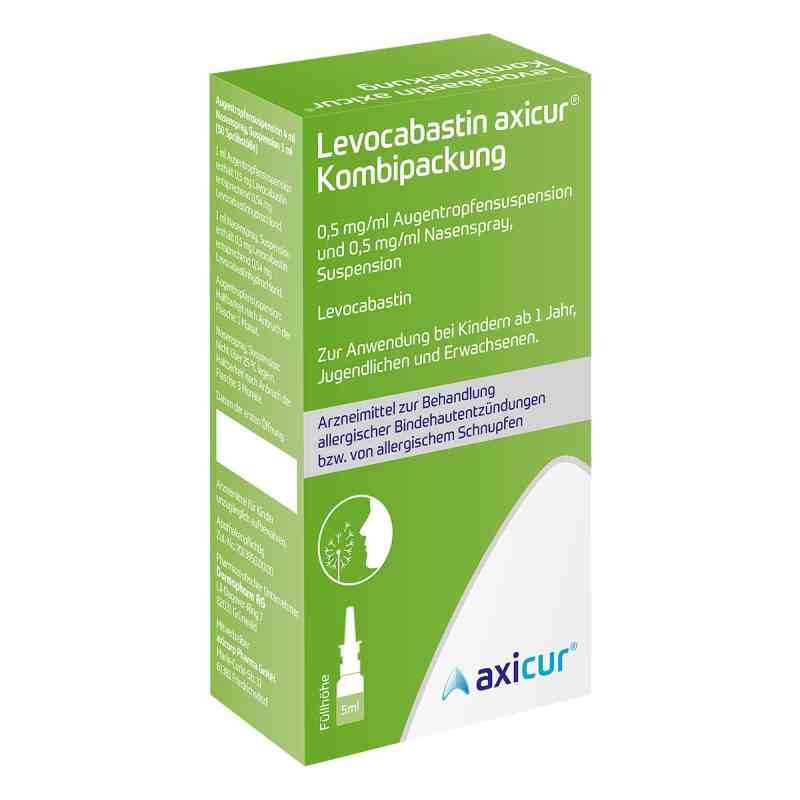 Levocabastin axicur Kombipackung 0,5 mg/ml  1 Pck von axicorp Pharma GmbH PZN 20050661