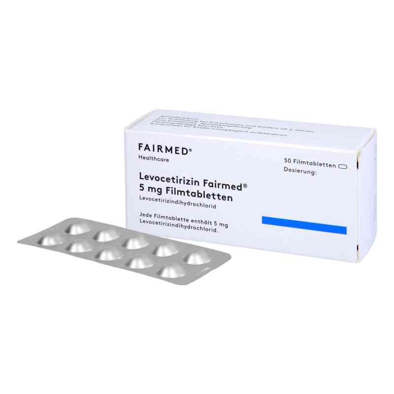 Levocetirizin Fairmed 5 mg Filmtabletten 50 stk von Fair-Med Healthcare GmbH PZN 16580778