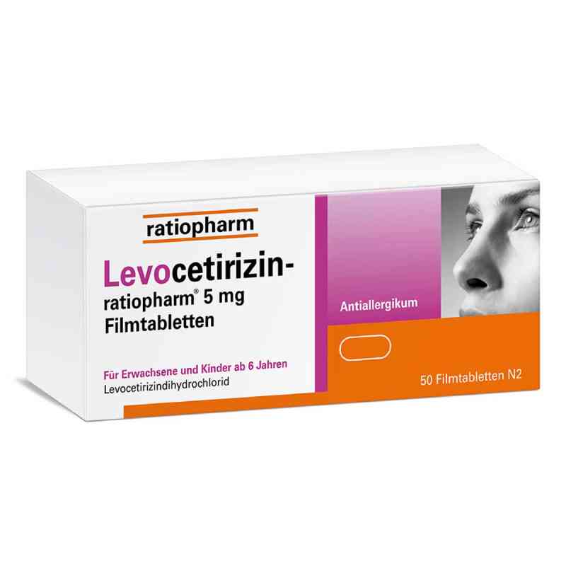 Levocetirizin-ratiopharm 5 mg Filmtabletten 50 stk von ratiopharm GmbH PZN 15197741
