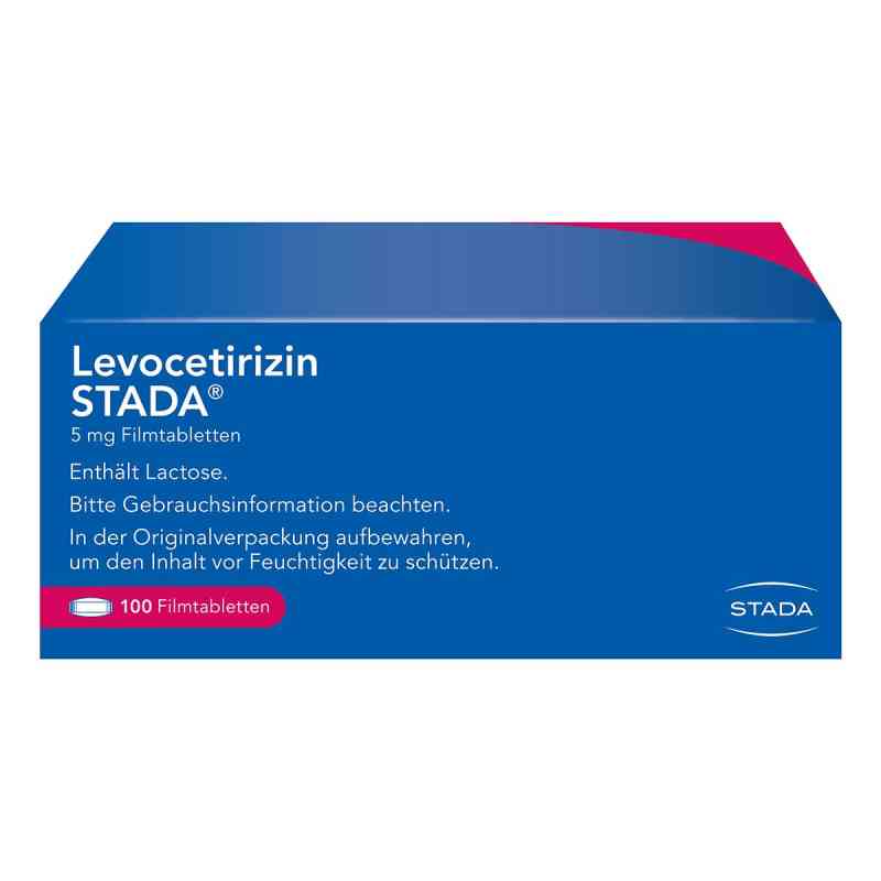 Levocetirizin STADA 5 mg Filmtabletten bei Allergien 100 stk