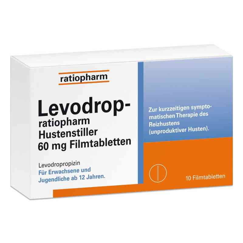Levodrop-ratiopharm Hustenstiller 60 mg Filmtabletten 10 stk von ratiopharm GmbH PZN 18379069
