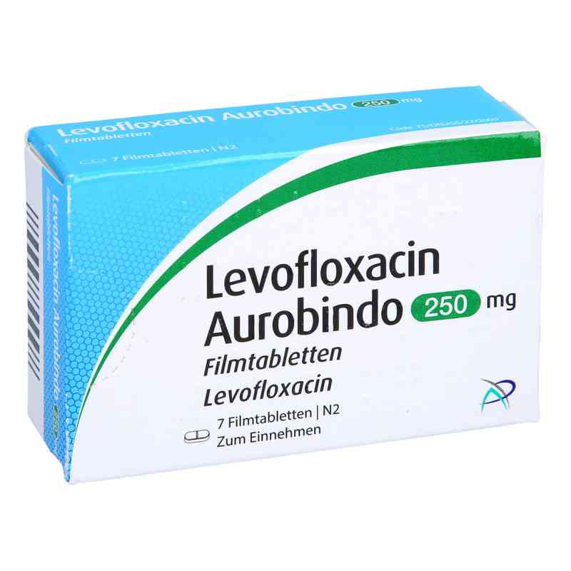 Levofloxacin Aurobindo 250 mg Filmtabletten 7 stk von PUREN Pharma GmbH & Co. KG PZN 09673717