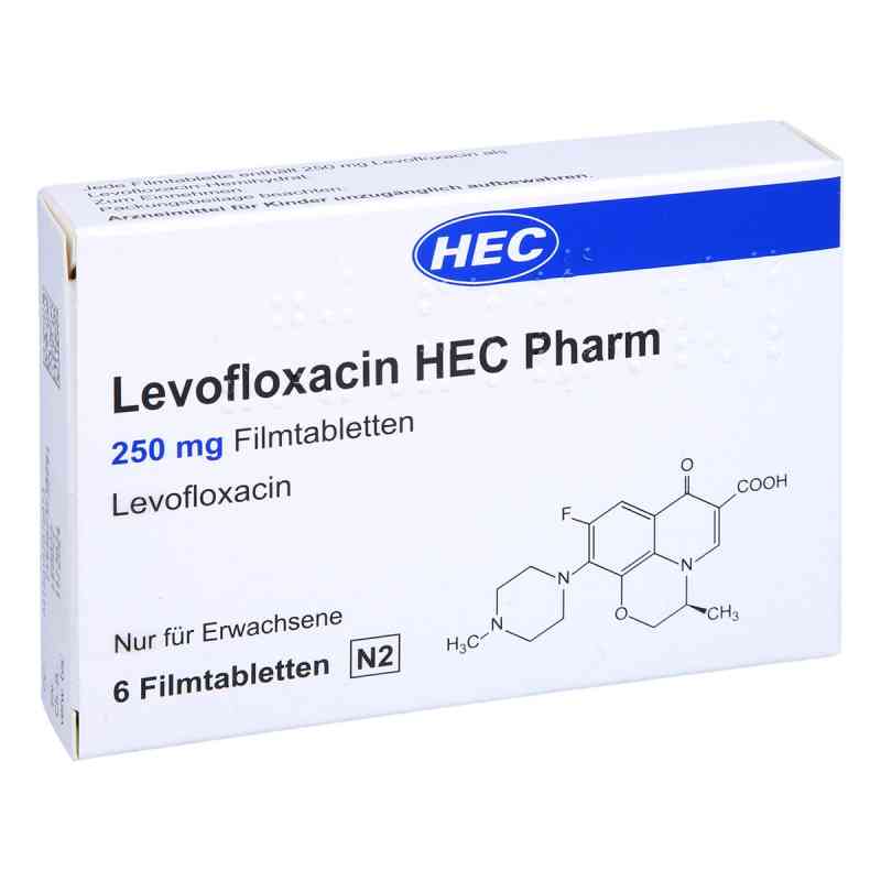 Levofloxacin Hec Pharm 250 mg Filmtabletten 6 stk von HEC Pharm GmbH PZN 15781687