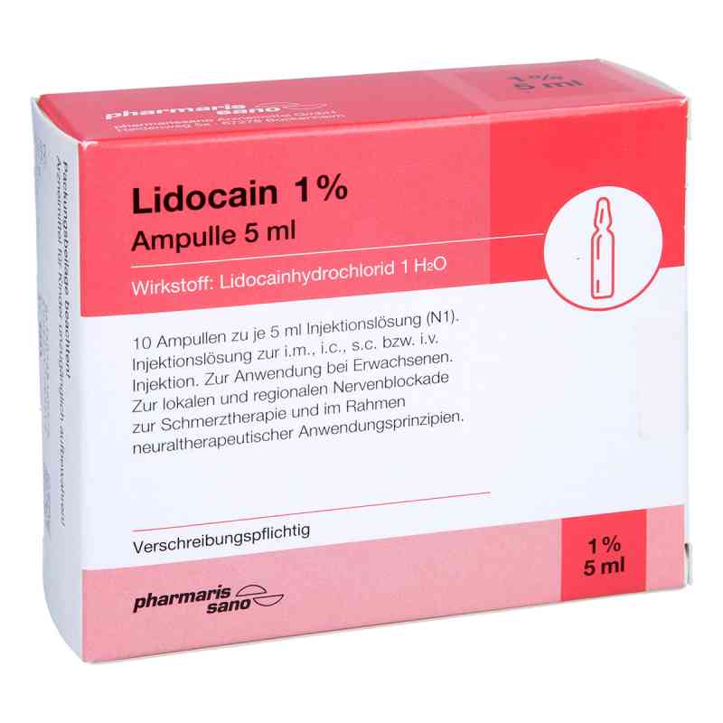 Lidocain 1% Ampulle 5ml 10X5 ml von medphano Arzneimittel GmbH PZN 16816057