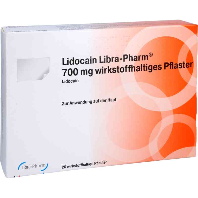 Lidocain Libra-pharm 700 Mg Wirkstoffhalt.pflaster 20 stk von Libra-Pharm GmbH PZN 17613480