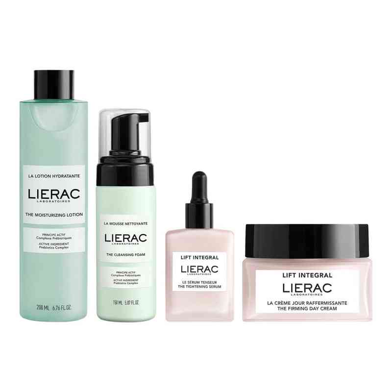 Lierac Reinigungsschaum, Lotion, Integral Serum & Tagescreme 1 Set von Laboratoire Native Deutschland GmbH PZN 08105374