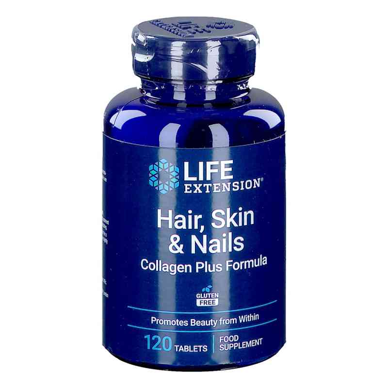 Life Extension Hair Skin & Nails Collagen Plus Formula Tabletten 120 stk von Vitalized B.V. PZN 19740610