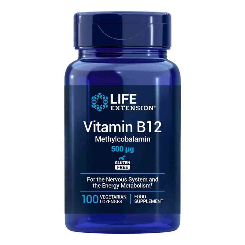 Life Extension Vitamin B12 Methylcobalamin 500 mg Lutschtablette 100 stk von Vitalized B.V. PZN 19505665