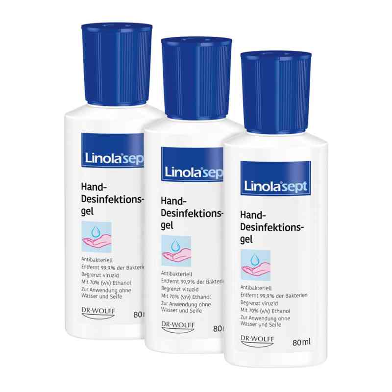 Linola Sept Hand-Desinfektionsgel 3x80 ml von Dr. August Wolff GmbH & Co. KG Arzneimittel PZN 08101448