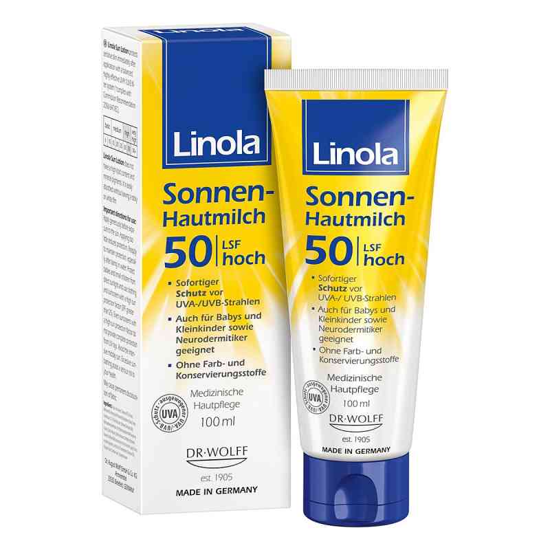 Linola Sonnen-Hautmilch Lsf 50 100 ml von Dr. August Wolff GmbH & Co. KG Arzneimittel PZN 11637166