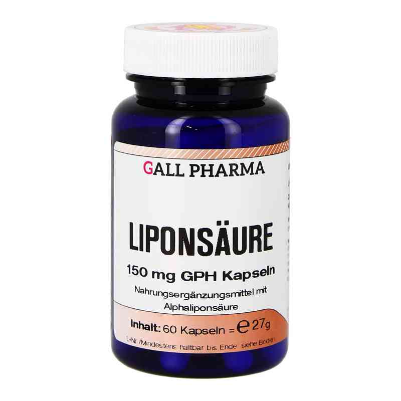 Liponsäure Kapseln 150 mg 60 stk von GPH PRODUKTIONS GMBH PZN 00694356