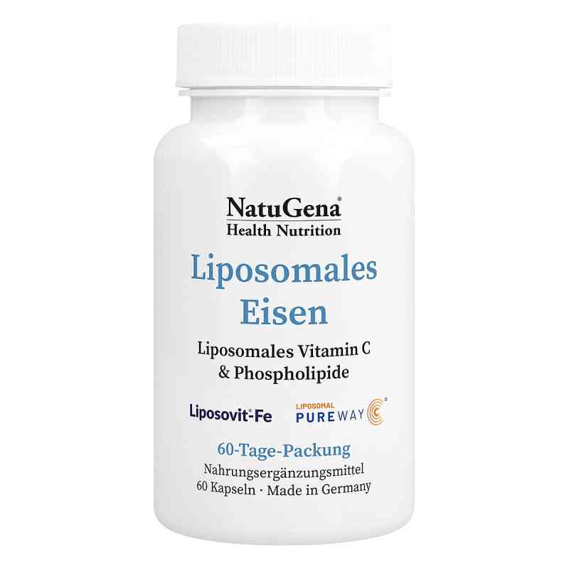 Liposomales Eisen + Vitamin C Kapseln Vegan 60 stk von NatuGena GmbH PZN 19479761