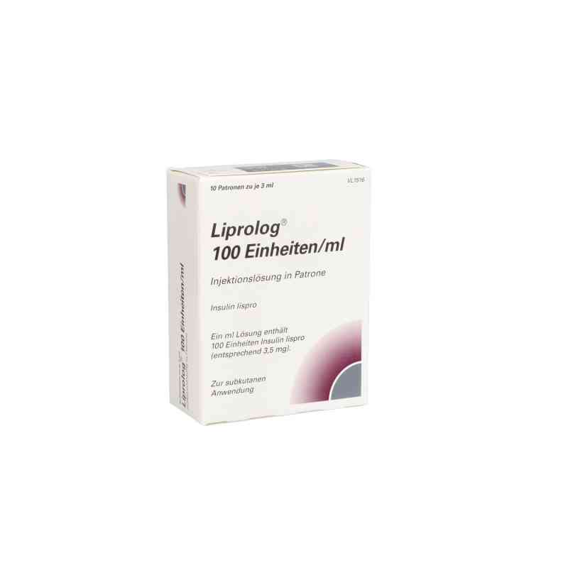 Liprolog 100 Einheiten/ml für Pen Patrone 3ml 10X3 ml von LILLY DEUTSCHLAND GmbH PZN 01043129