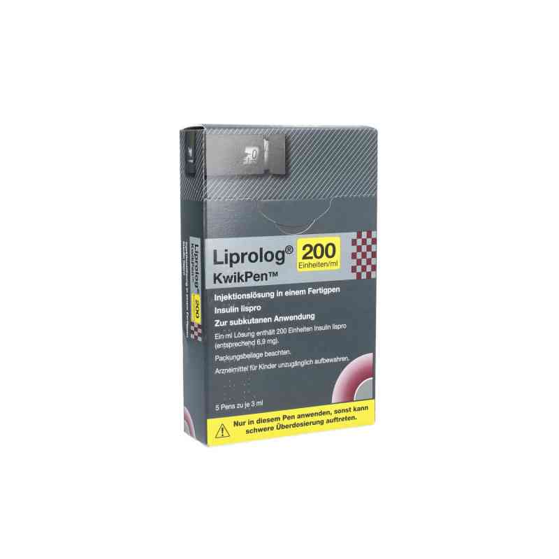 Liprolog 200 E/ml Kwikpen iniecto -lsg.i.e.fertigpen 5X3 ml von BERLIN-CHEMIE AG PZN 10837383