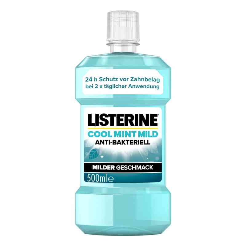 Listerine Cool Mint Milder Geschmack Mundspülung 500 ml von Kenvue Germany GmbH (OTC) PZN 18754432