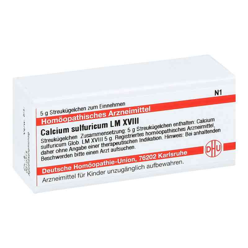 Lm Calcium Sulfuricum Xviii Globuli 5 g von DHU-Arzneimittel GmbH & Co. KG PZN 02822077