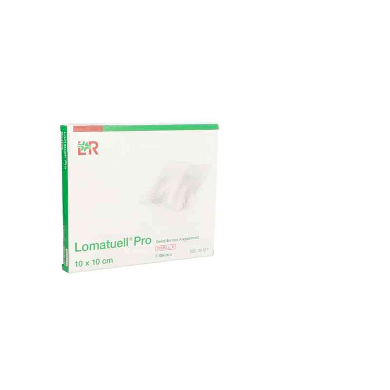 Lomatuell Pro 10x10 cm steril 8 stk von Avitamed GmbH PZN 16666497