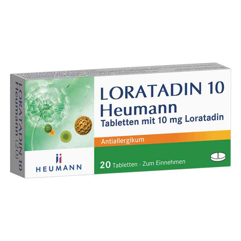 Loratadin 10 Heumann 20 stk von HEUMANN PHARMA GmbH & Co. Generica KG PZN 01476621