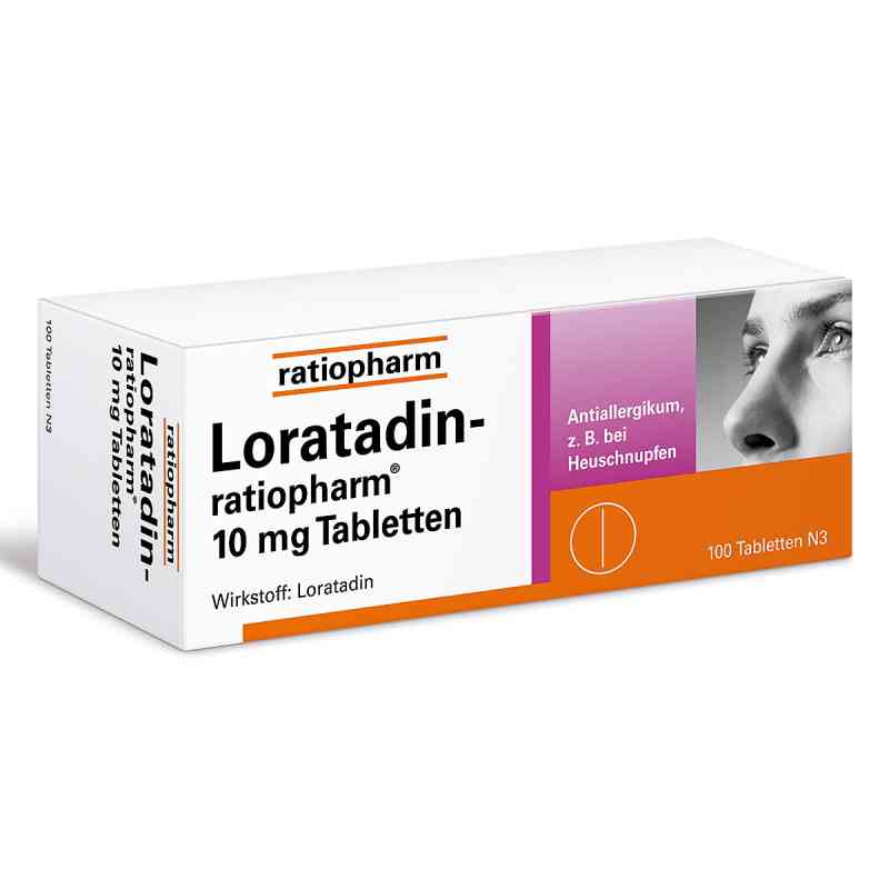 Loratadin-ratiopharm® 10 mg Tabletten 100 stk von ratiopharm GmbH PZN 00142912