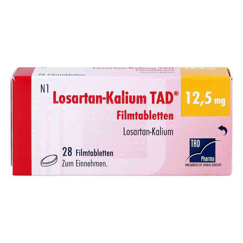 Losartan Kalium Tad 12,5 mg Filmtabletten 28 stk von TAD Pharma GmbH PZN 02818064