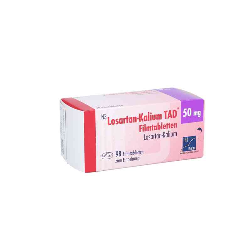 Losartan-Kalium TAD 50mg 98 stk von TAD Pharma GmbH PZN 09191616