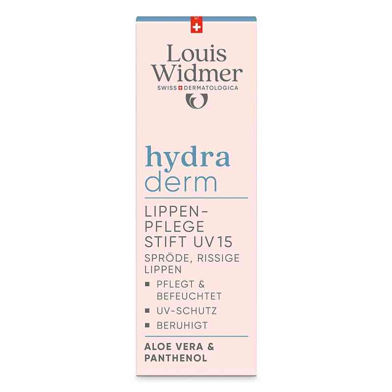 Louis Widmer hydraderm Lippenpflege Stift UV 15  4.5 ml von LOUIS WIDMER GmbH PZN 19337759