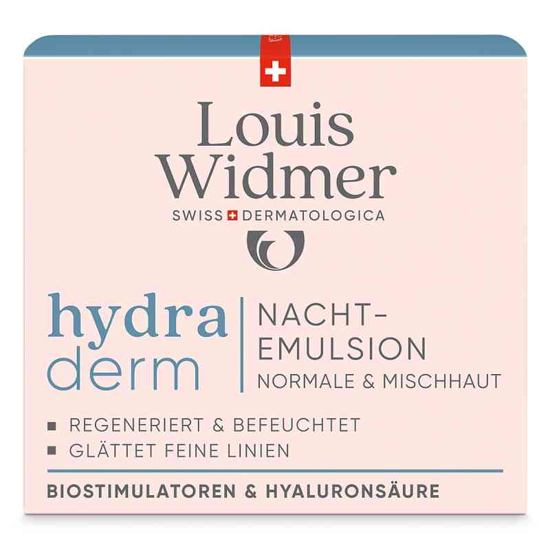 Louis Widmer hydraderm Nachtemulsion  50 ml von LOUIS WIDMER GmbH PZN 18442365