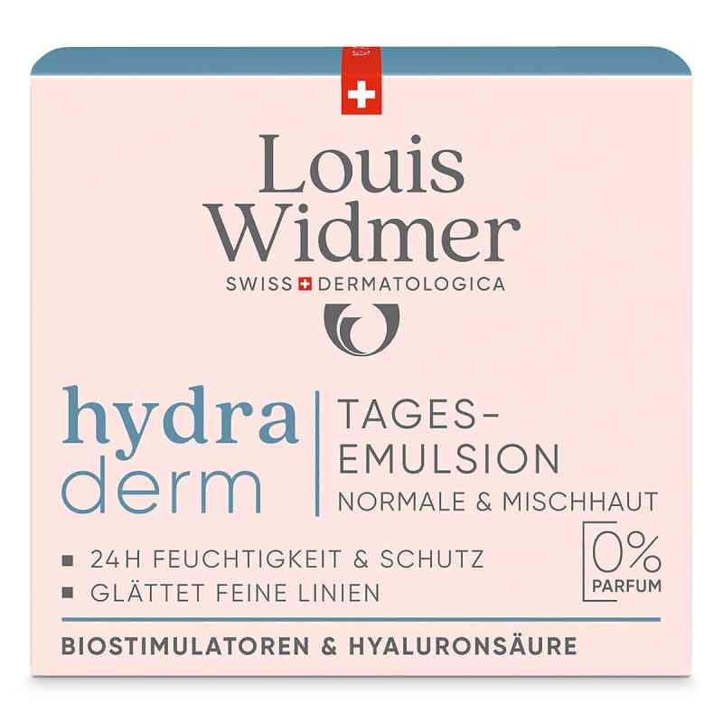 Louis Widmer hydraderm Tagesemulsion unparfümiert 50 ml von LOUIS WIDMER GmbH PZN 18442282