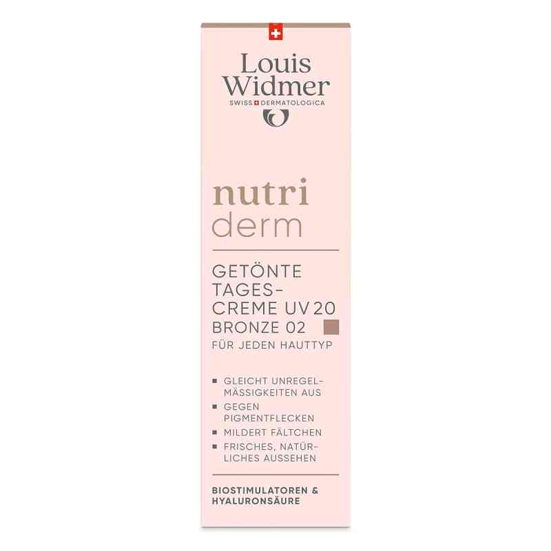 Louis Widmer nutriderm Getönte Tagescreme UV 20 - Bronze 02  30 ml von LOUIS WIDMER GmbH PZN 18442098