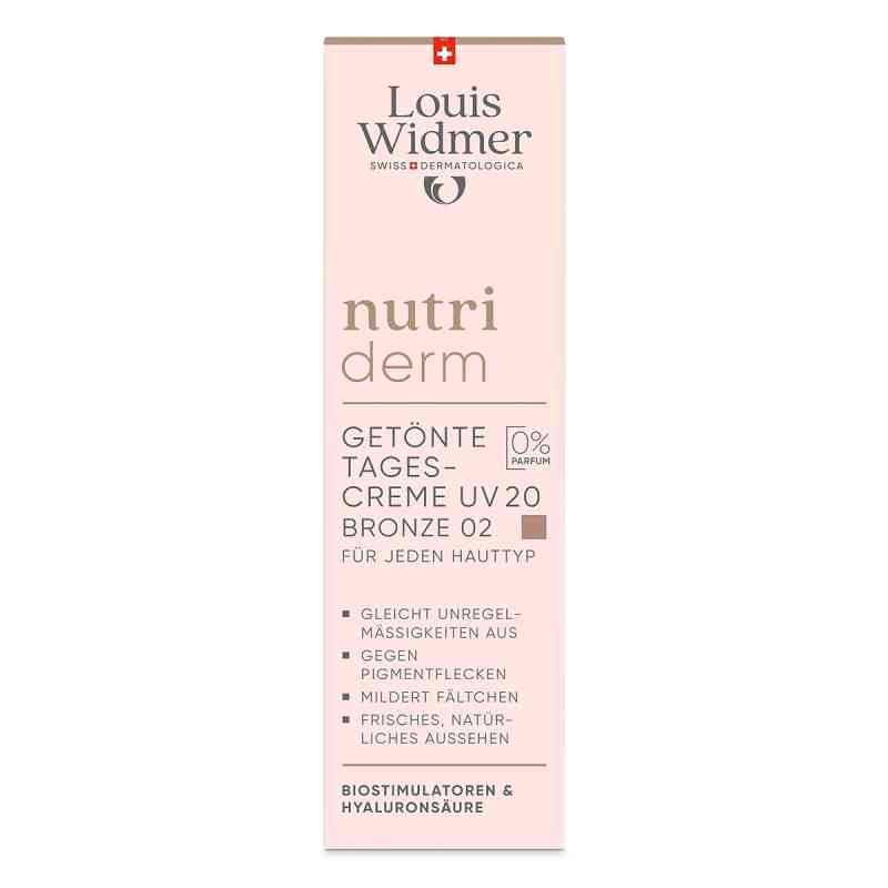 Louis Widmer nutriderm Getönte Tagescreme UV 20 - Bronze 02 o.p 30 ml von LOUIS WIDMER GmbH PZN 18442112