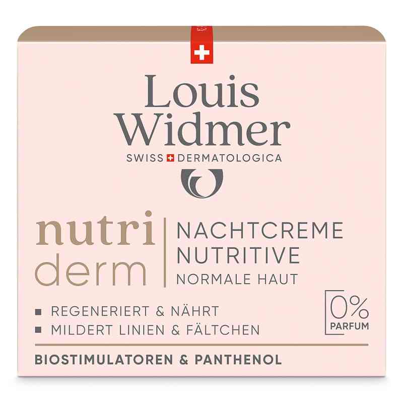 Louis Widmer nutriderm Nachtcreme Nutritive unparfümiert 50 ml von LOUIS WIDMER GmbH PZN 18442336