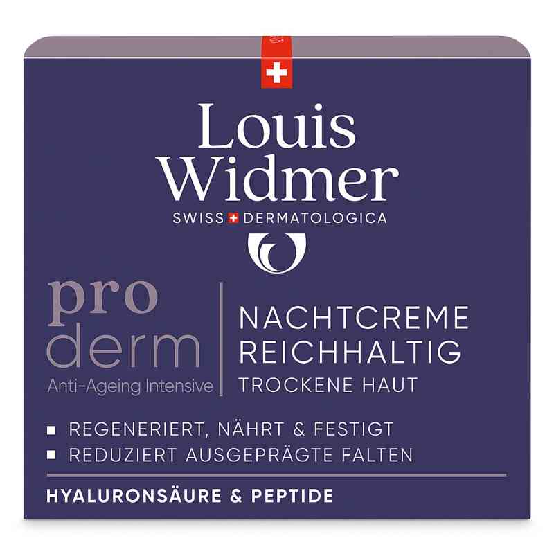 Louis Widmer proderm Nachtcreme Reichhaltig  50 ml von LOUIS WIDMER GmbH PZN 18442141