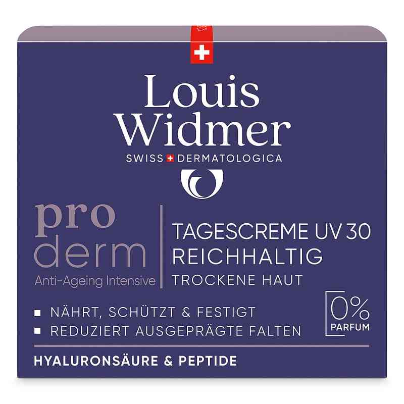 Louis Widmer proderm Tagescreme UV 30 Reichhaltig o.p 50 ml von LOUIS WIDMER GmbH PZN 18442170