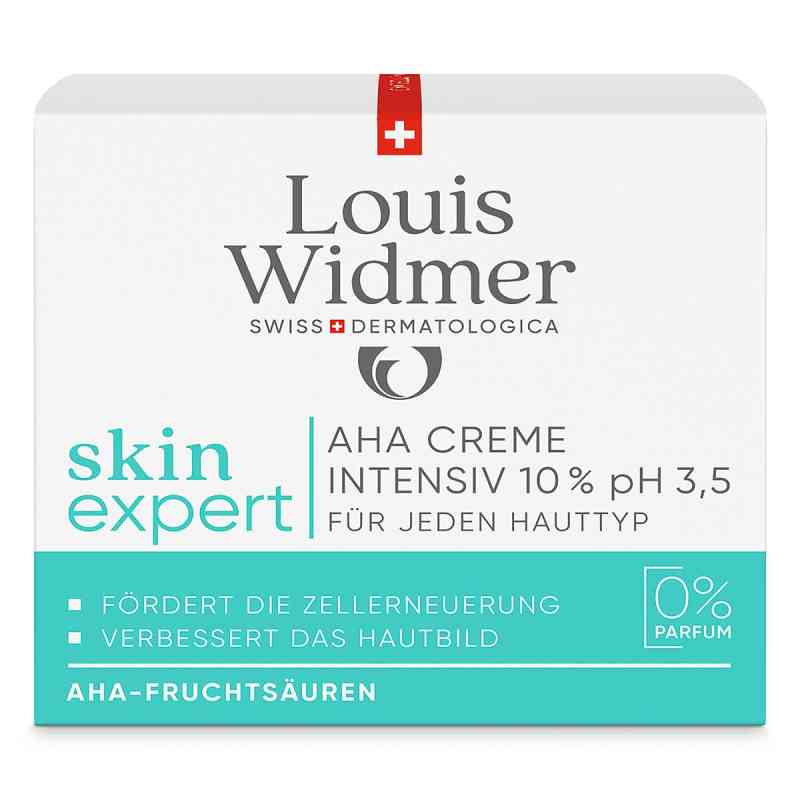 Louis Widmer skinexpert AHA Creme Intensiv 10% unparfümiert 50 ml von LOUIS WIDMER GmbH PZN 19146893