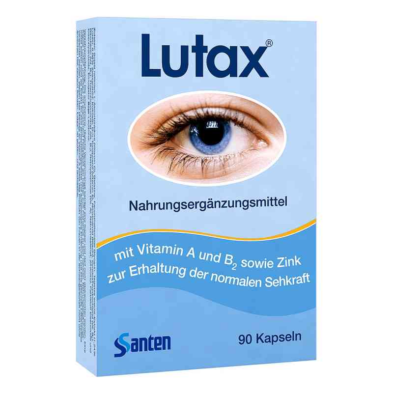 Lutax 10 mg Lutein Kapseln 90 stk von Santen GmbH PZN 01045016