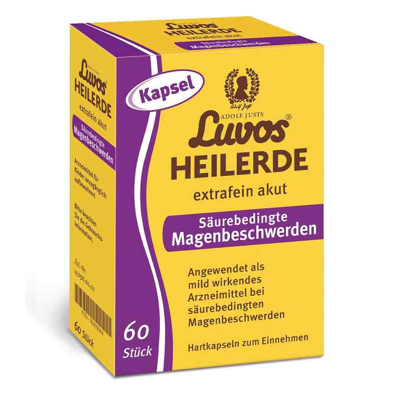 Luvos® Heilerde extrafein akut Säurebed. Magenbeschw. Kapseln 60 stk von Heilerde-Gesellschaft Luvos Just GmbH & Co. KG PZN 18360644